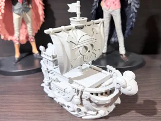 Anime Pirate Ship with Hidden Treasure