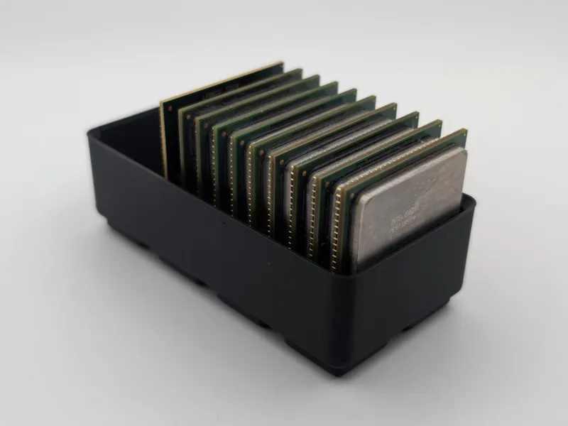Gridfinity 1x2 Socket 478/479 cpu storage box