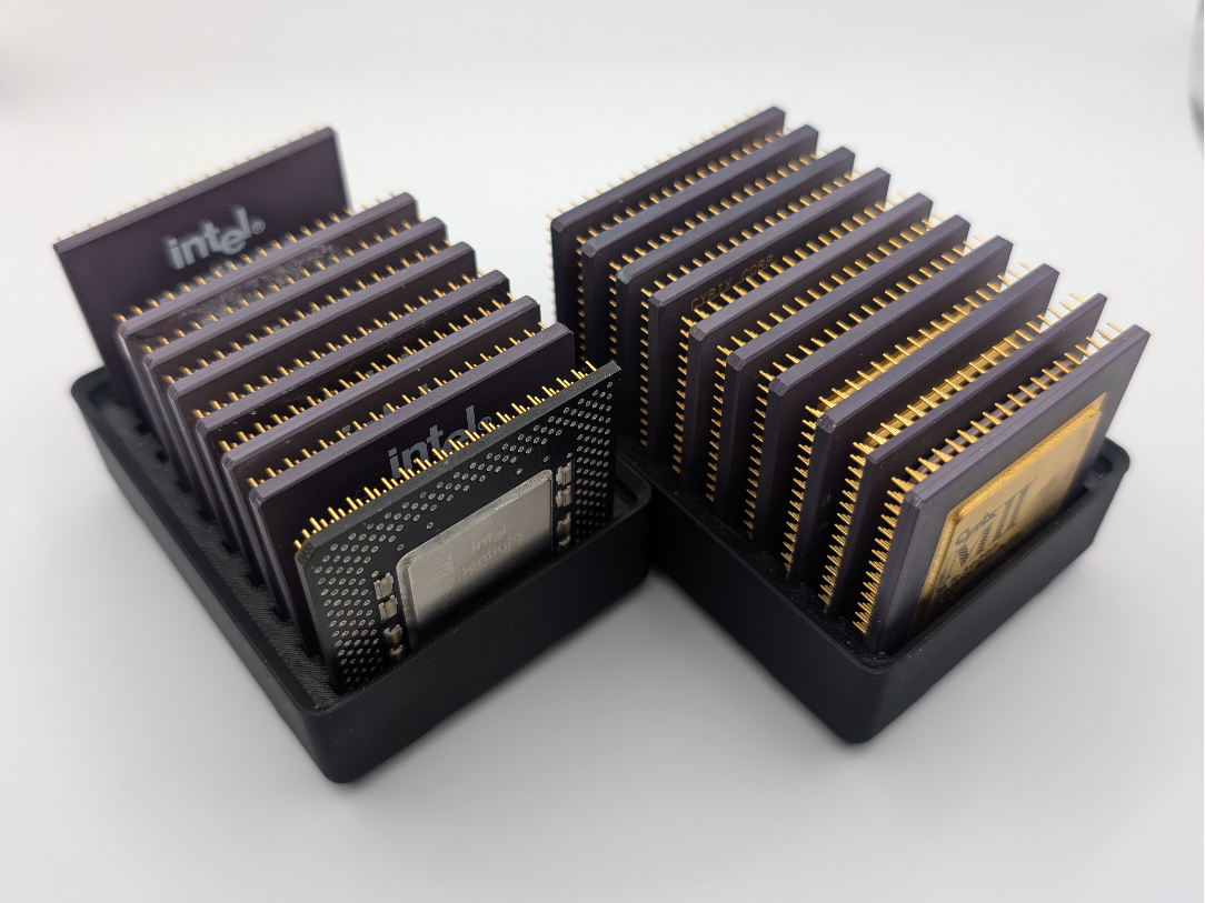 Gridfinity 1.5x2x1 socket 5/7/370 cpu storage box