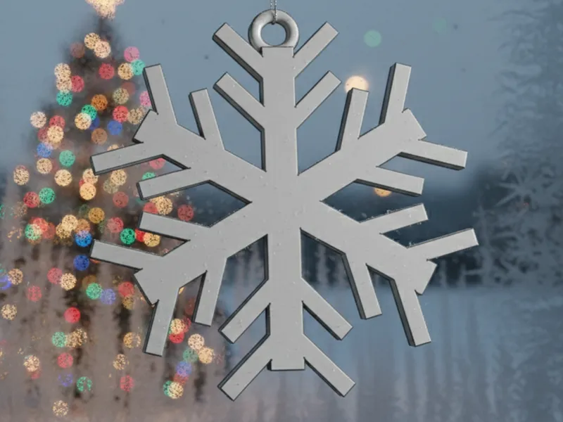 Basic Snowflake Ornament