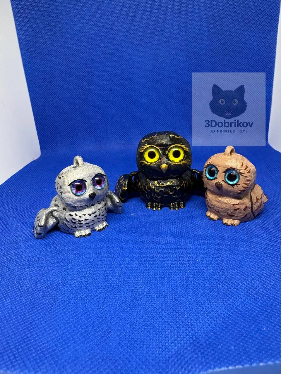 Flexi owl. Keychain. Print in place - Free 3D Print Model - MakerWorld