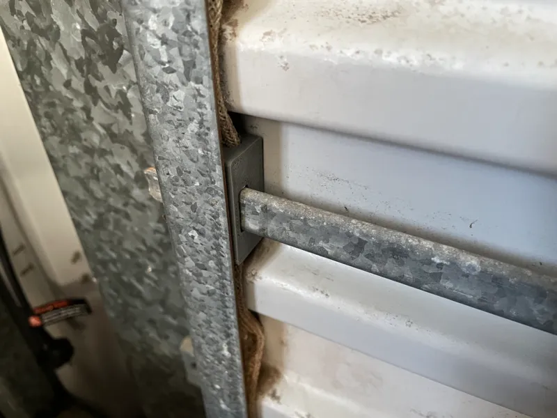Roller Door Lock Pin Guide