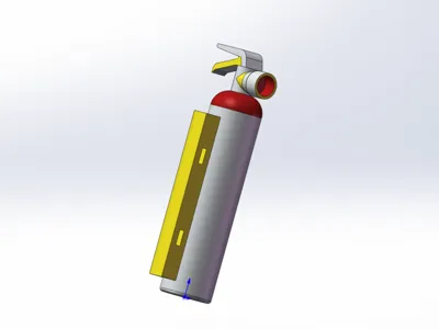 1/10 1/8 RC car fire extinguisher side 1