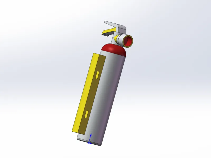 1/10 1/8 RC car fire extinguisher side 1