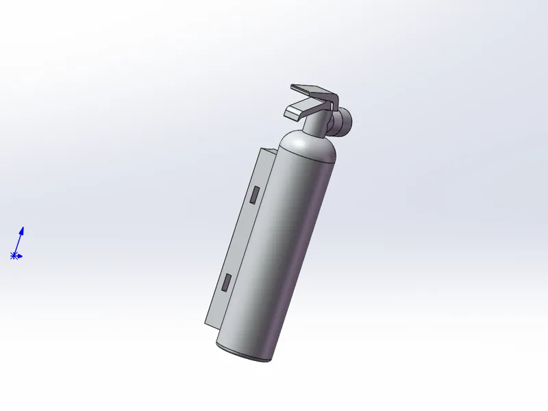 1/10 1/8 RC car fire extinguisher side 2