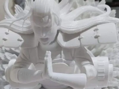 Naruto Uzumaki, Madara Uchiha, Sasuke 3D Printed Figurine Display Model