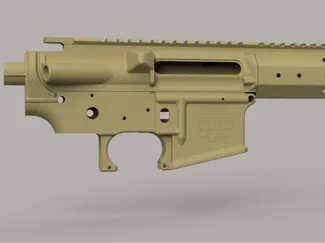 Noveske chainsaw机匣 二号玩具模型 带提把上机匣