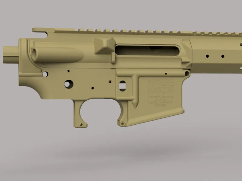 Noveske chainsaw机匣 二号玩具模型 带提把上机匣