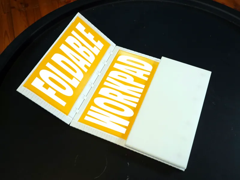 The Foldable WorkPad, a foldable work surface