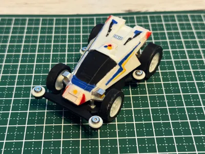 1/2 scale Gato-made Mini 4WD Thunder Dragon Jr. body parts