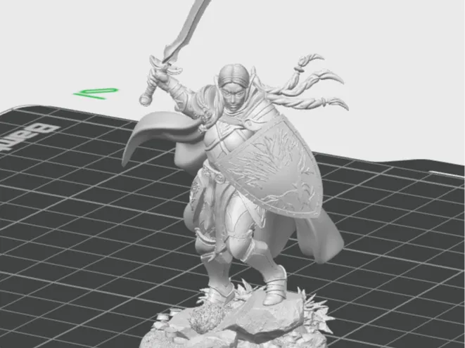 Elven Shieldmaiden - High Elf Warrior