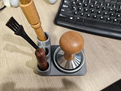 58mm tamper, 72mm outer diameter dosing funnel, 18mm outer diameter WDT tool holder
