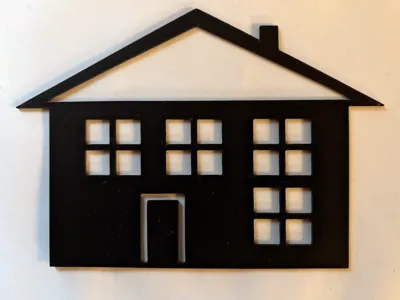 Simple Stencil for a House