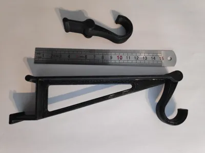 Movable hook set for rail
