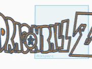 dragon ball Z word art