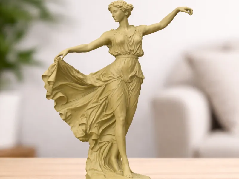 MODELE 3D STATUE GRECQUE 