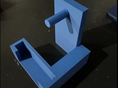 Squat stand phone holder