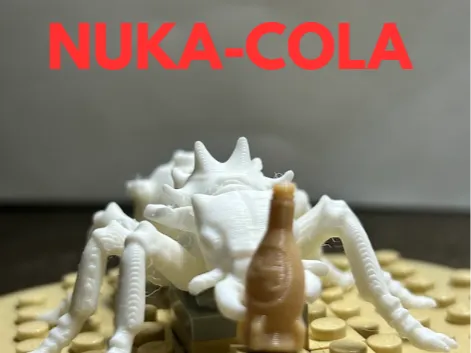 Fallout-Inspired Nuka-Cola Bottle for Minifigures