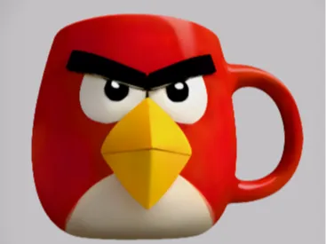 Angry Birds red mug. 