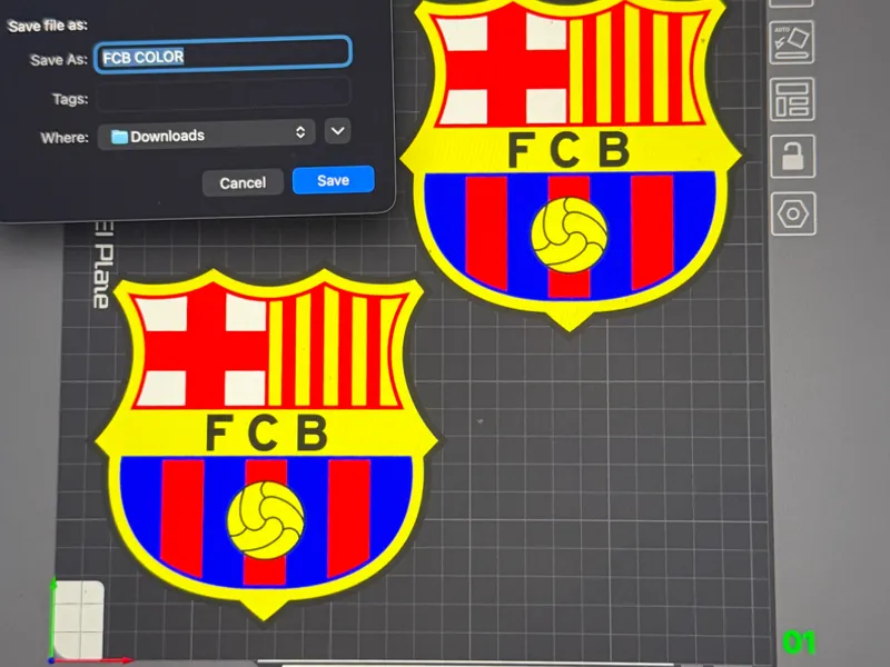 FCB soccer shield