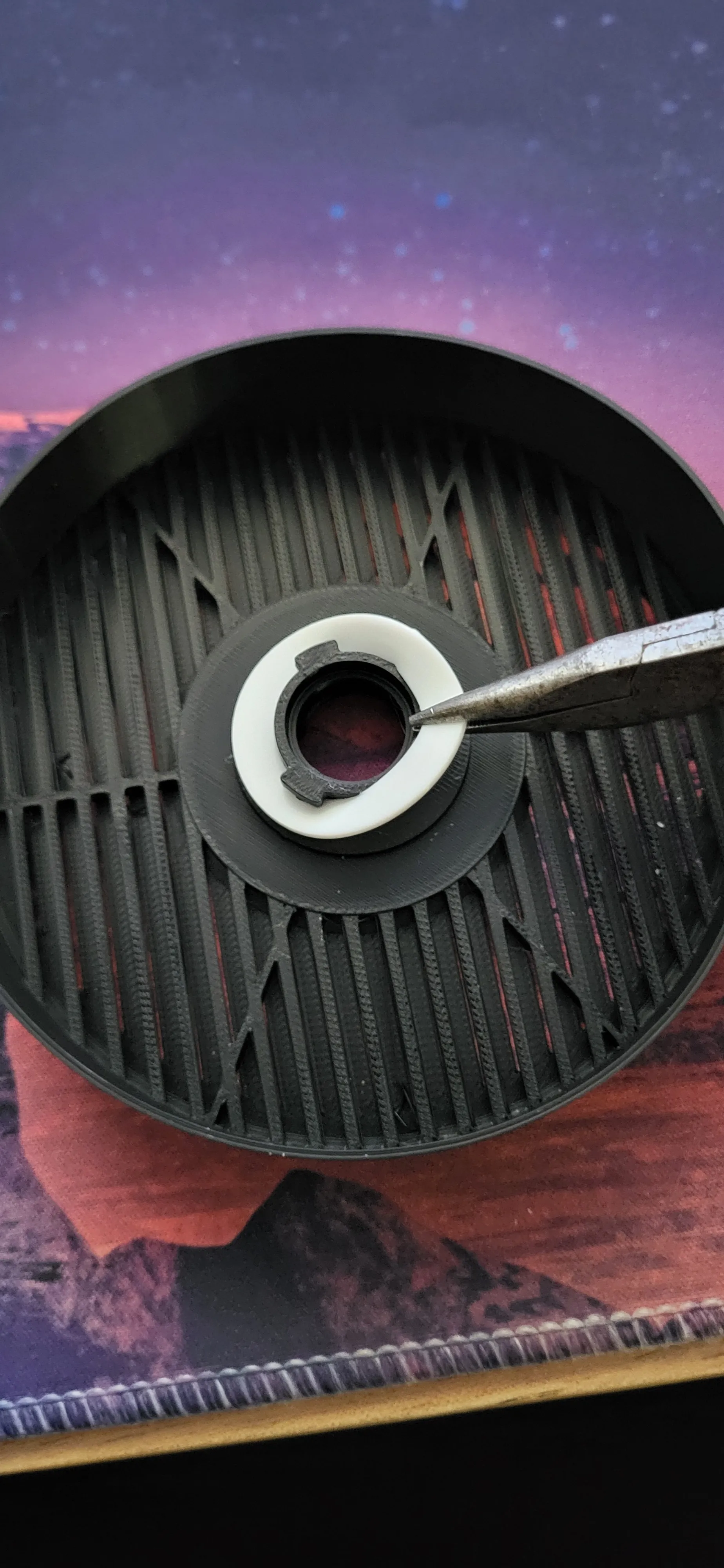 Installing gasket