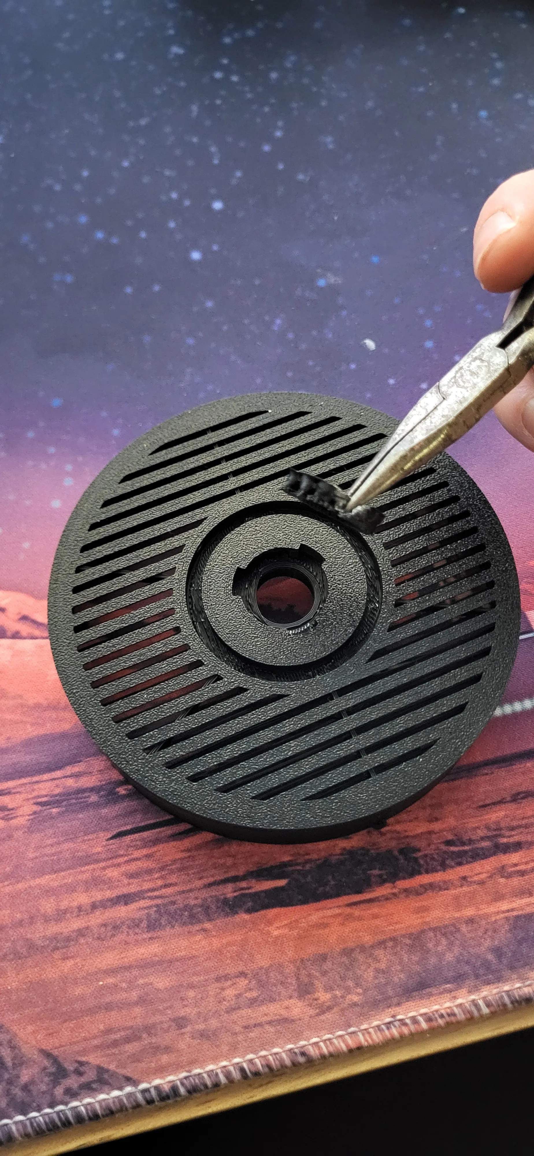 Supports removed