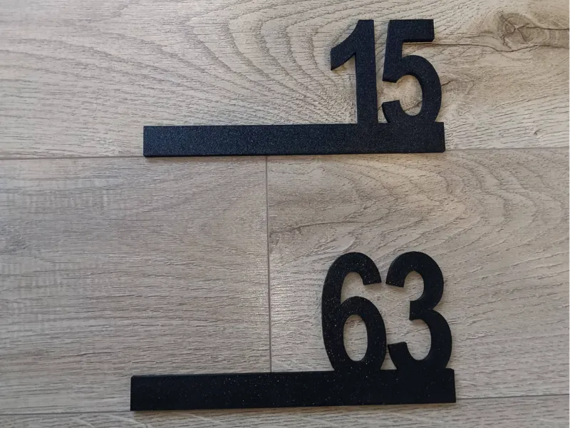 House/ Street number 15 and 63