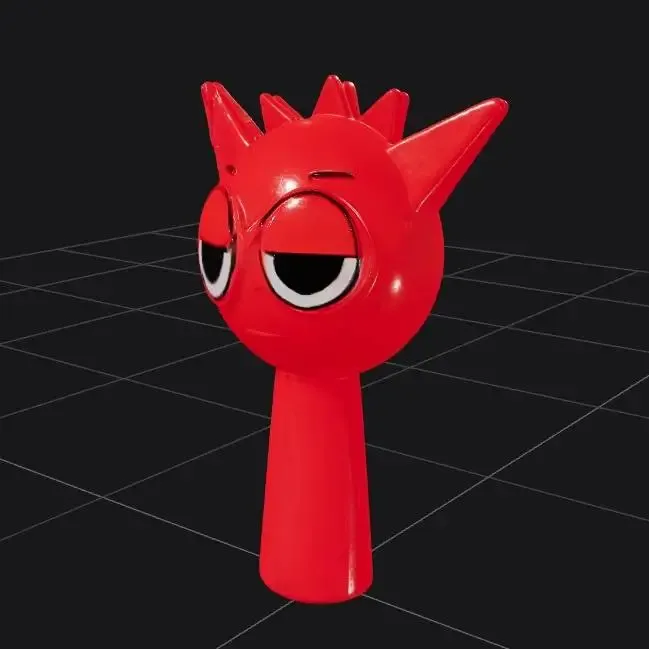 Red Raddy Normal Sprunky Red Raddy - Free 3D Print Model - MakerWorld