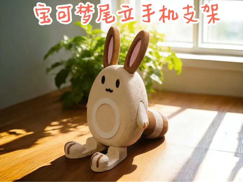 宝可梦尾立手机支架（no ams）