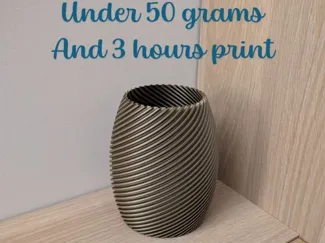 Modern spiral vase