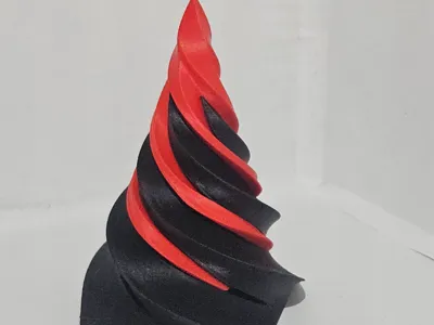 Twisted pyramid fidget