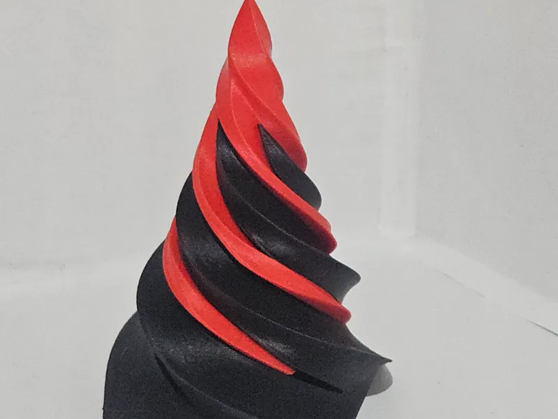Twisted pyramid fidget