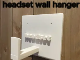 headset wall hanger