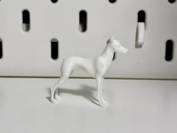 Doberman miniature pour diorama