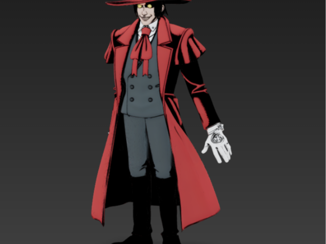Alucard – Hellsing | Fanart Miniatura 3D Print