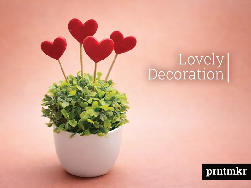 Lovely Decoration - Add a touch of charm and love