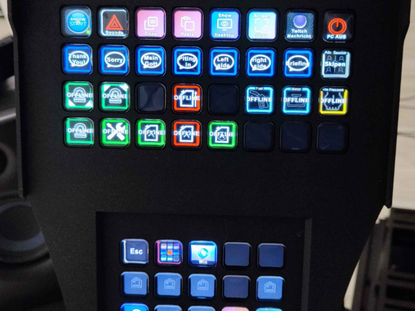 Stream Deck Halterung (XL & MK2) – Sim Rig