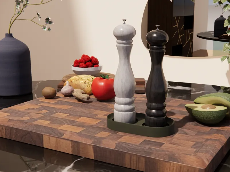 Salt and Pepper Dispenser Holder