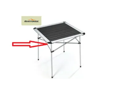 Table corner for Adventuridge Aluminum Camping Table