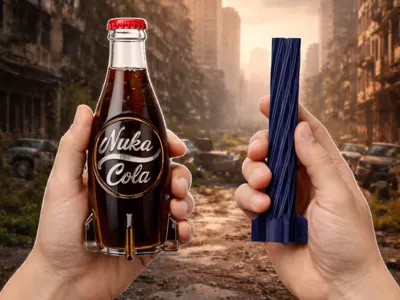 nuka cola from fallout spiral fidget