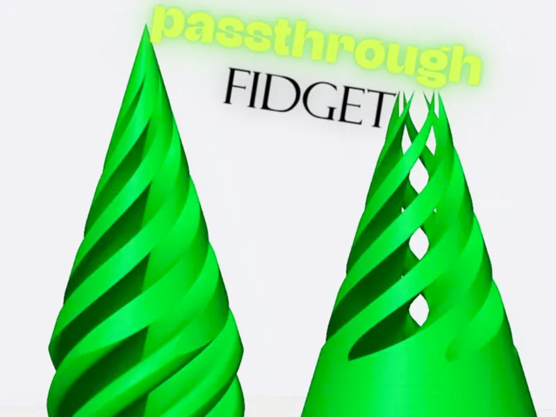 simplest passthrough fidget toy