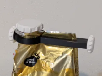 Tappo a vite per busta caffé