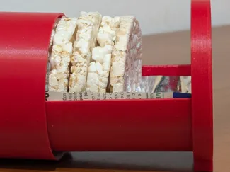 Contenitore per gallette di riso