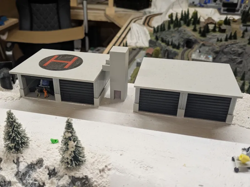 Garage Pistenmaschine Modelleisenbahn Spur N