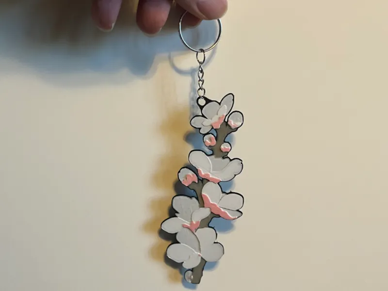 Sakura Keychain/Bookmark