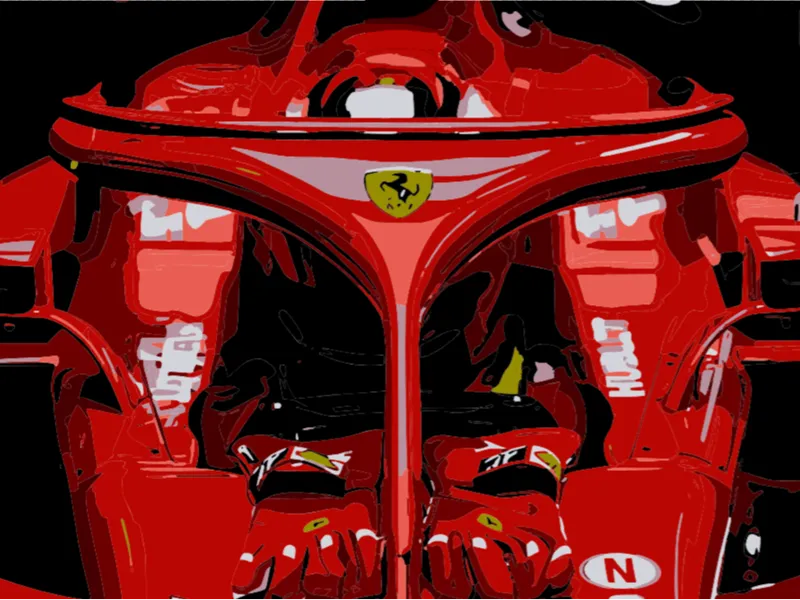F1 ferrari keychain