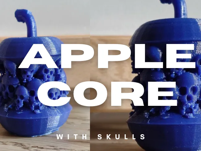 Skull Apple Core (decorative)