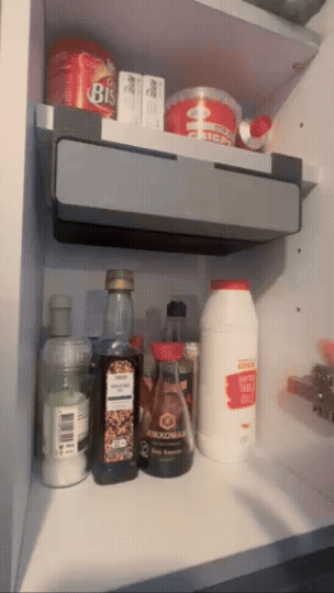 Under Shelf Spice Storage 
