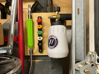 MJJC Foam cannon wall mount