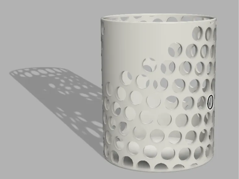 Desk organizer, desktop trashcan